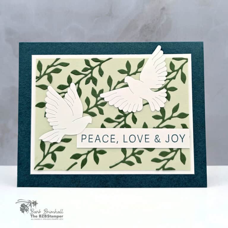 Peace On Earth Handmade Christmas Card Idea