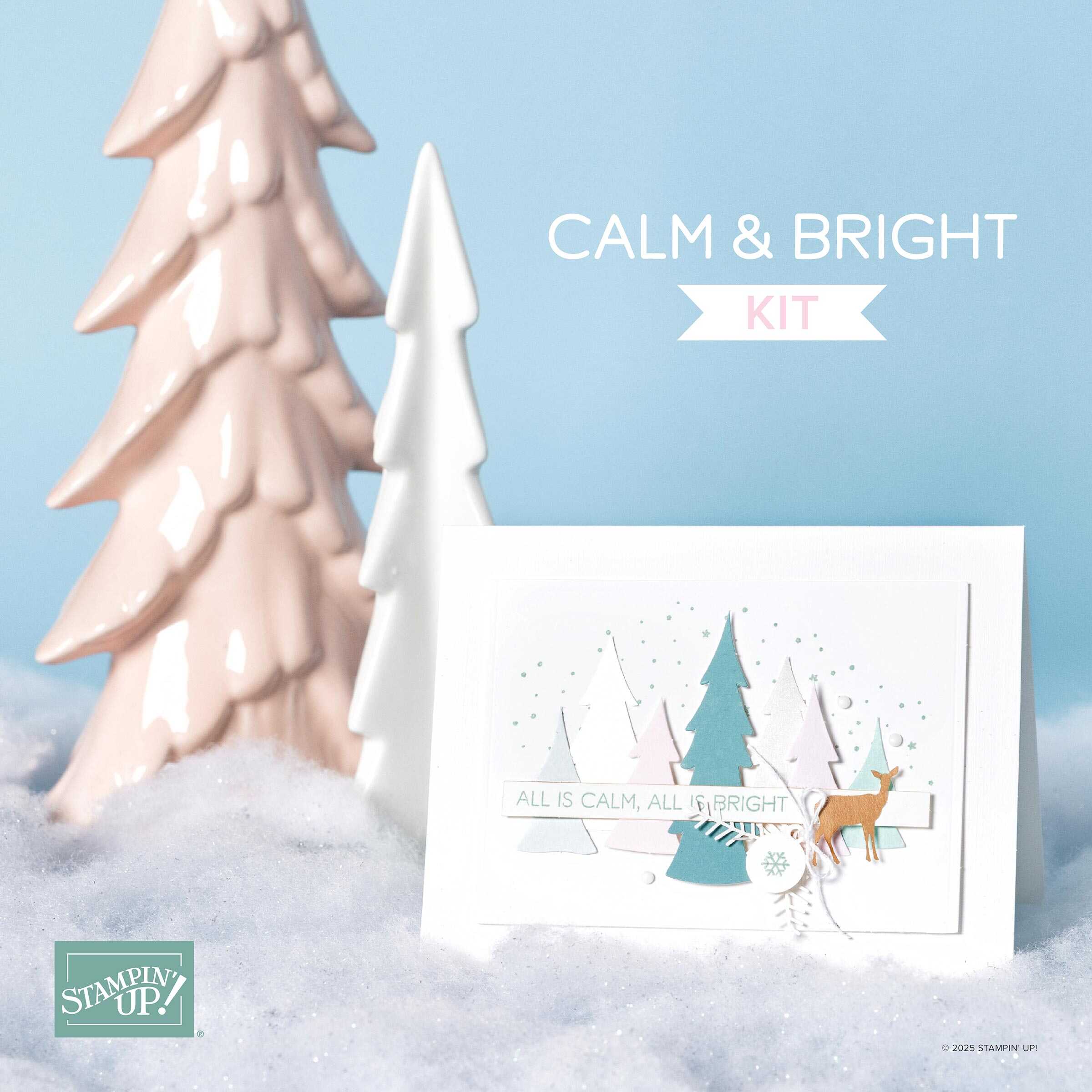 Calm & Bright Kit for Simple Handmade Christmas Cards