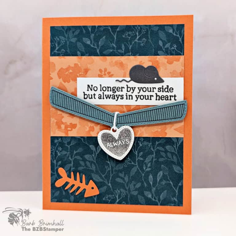 Handmade Sympathy Card for a Pet