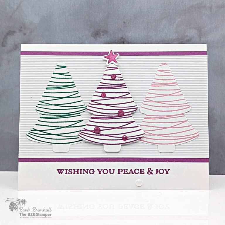 Pretty Pastel Christmas Card Idea for the Holidays