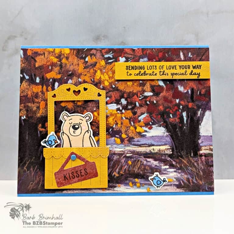 Adorable Card Using The Valentine Kisses Bundle