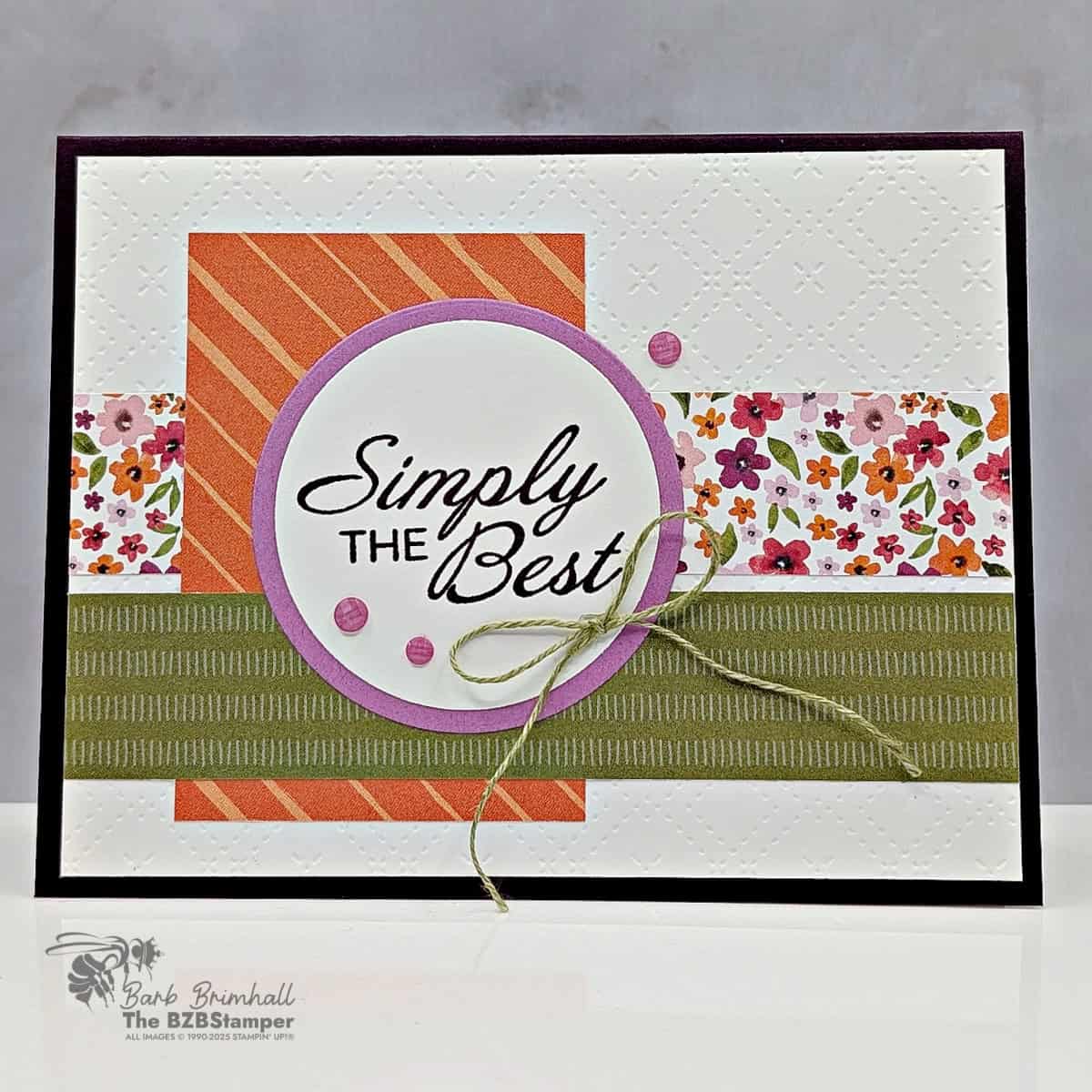113025 stampin up delicate framing 2wb