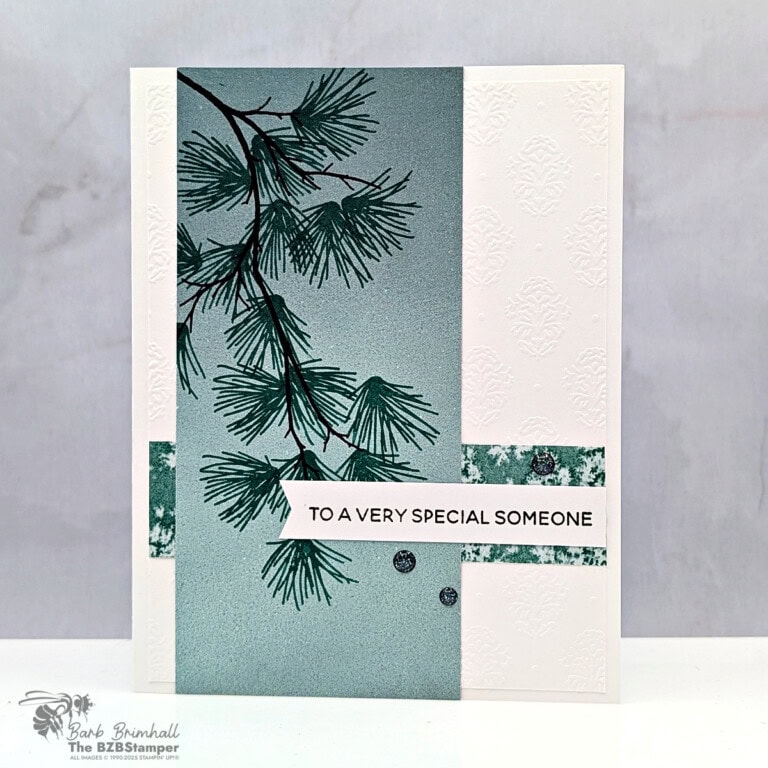 Handmade Nature Card with the Branching Out Set