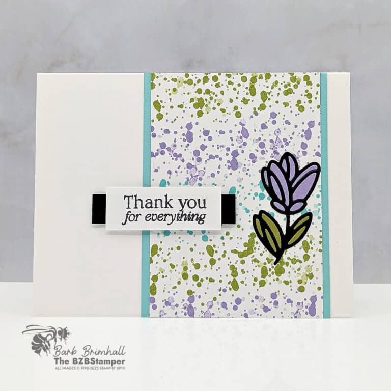 Handmade Thank You Card with Swirled Designs Bundle