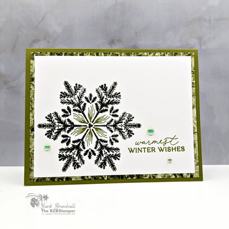Warm Winter Wishes with Delicate Pines Stamp Set