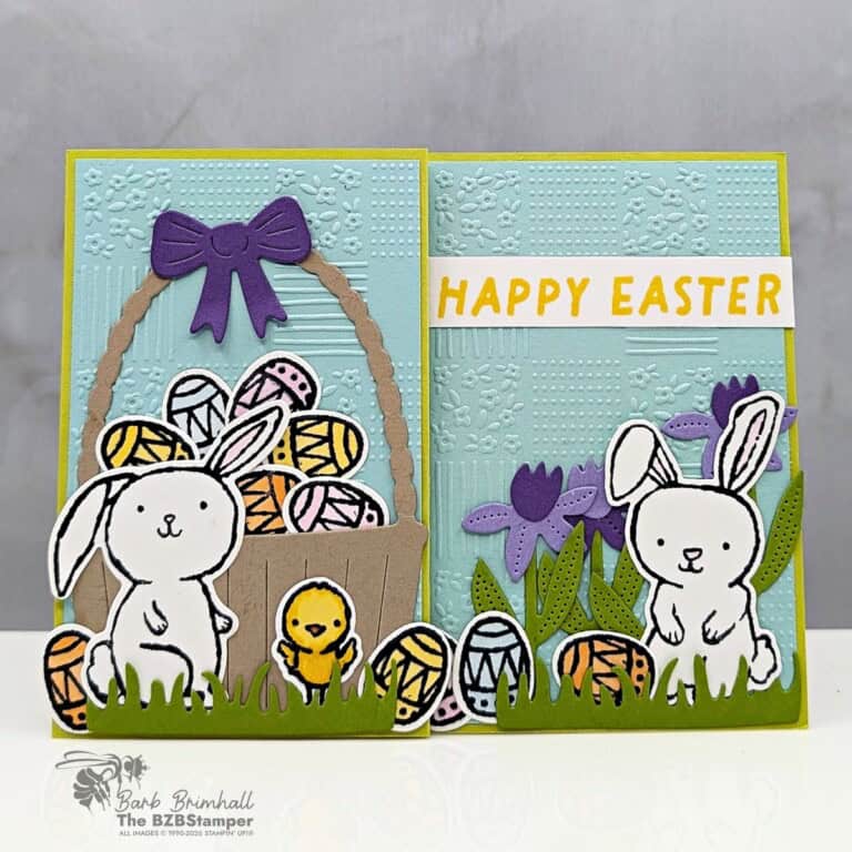 3 Cards using the Easter Basket Bundle - Barb Brimhall, The BZBStamper
