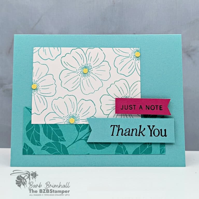 Lovely Arrangements Easy Thank You Card