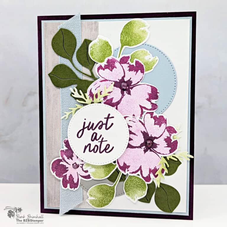 3 Cards using the Petals of Beauty Bundle