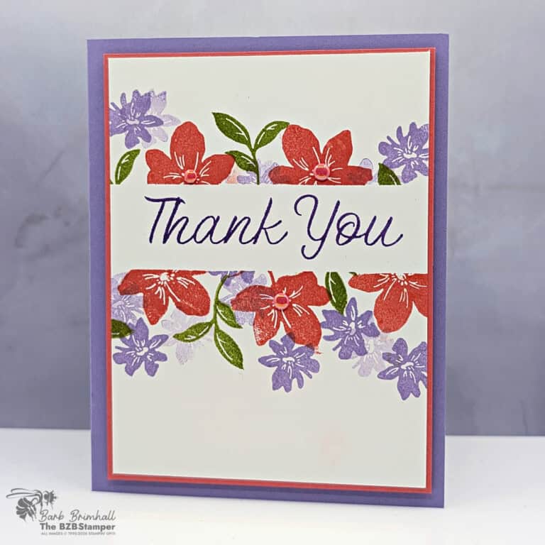 Coffee and a Card with the Paradise Garden Set