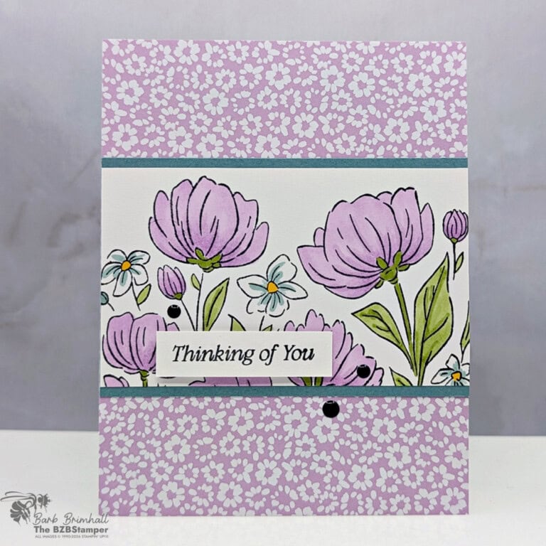 Easy Floral Card using the Flowers Fair Stamp Set