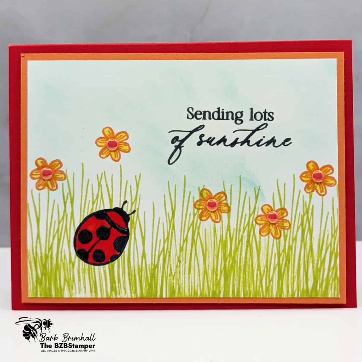 040126 stampin up coffee card springtime scenes
