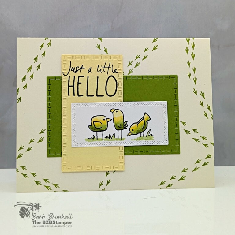 Easy Card Using the Cutest Crew Stamp Set
