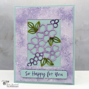 Elegant Fragrant Layers Bundle Floral Card Idea features a handmade card using Stampin&rsquo; Up!&reg; Fragrant Layers Bundle with layered floral dies in Highland Heather