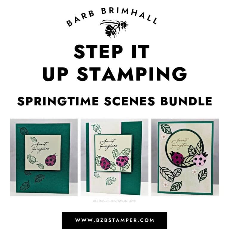Step It Up Stamping Springtime Scenes Bundle Tutorial