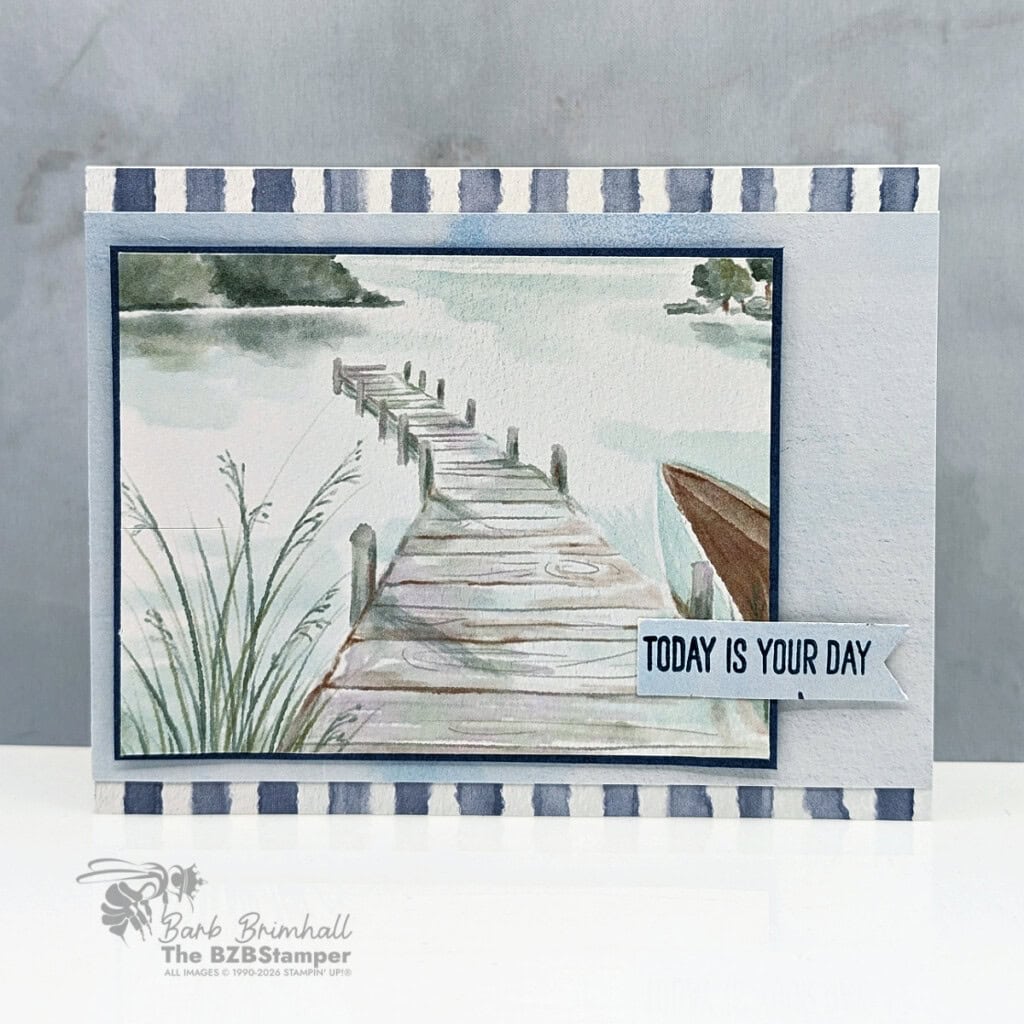 masculine card idea using waterside retreat paper coffee52