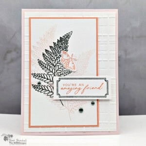 3 cards featuring the fern flora bundle 2