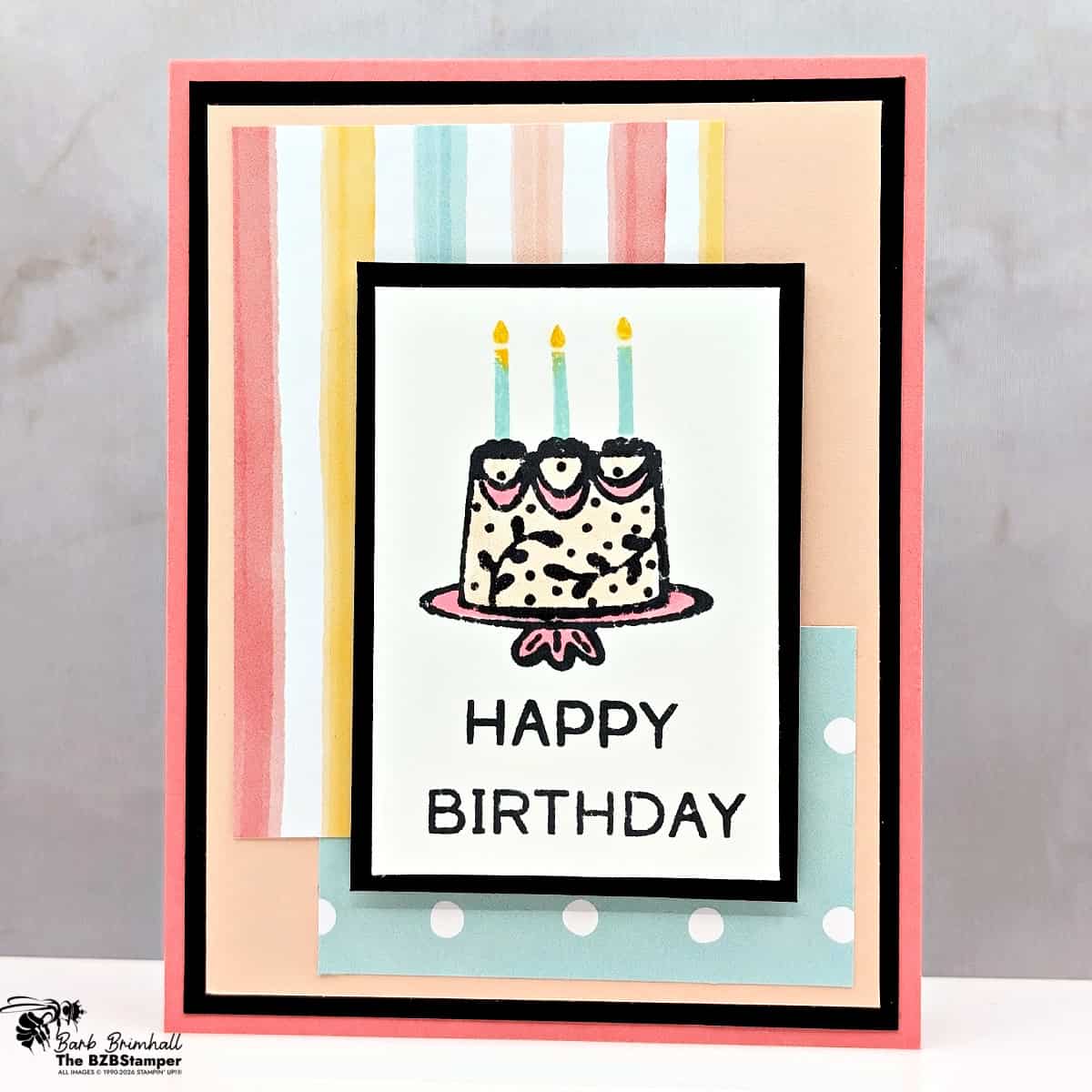 easy birthday card words and wishes stamp set