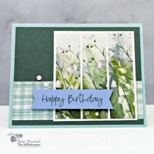 Easy Lily of the Valley Birthday Card for Beginners 4 easy lily of the valley birthday card