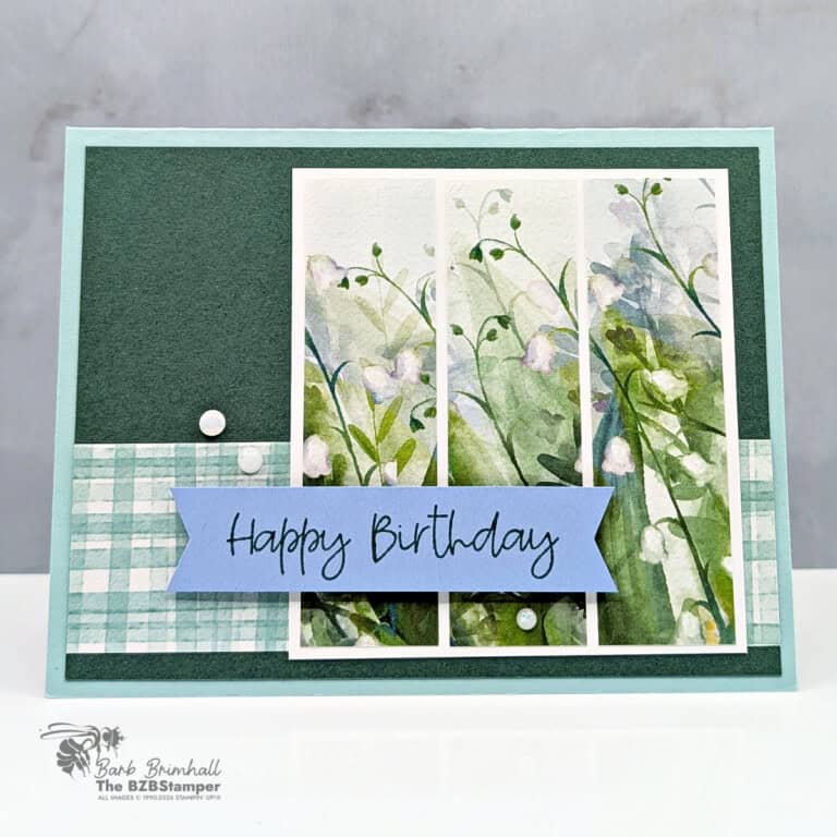 Easy Lily of the Valley Birthday Card for Beginners