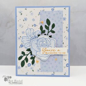 Elegant Floral Card with the Bloom Boutique Suite 4 elegant floral blessing card bloom boutique suite