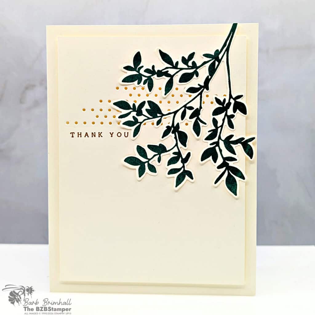 elegant thank you card natures symphony bundle