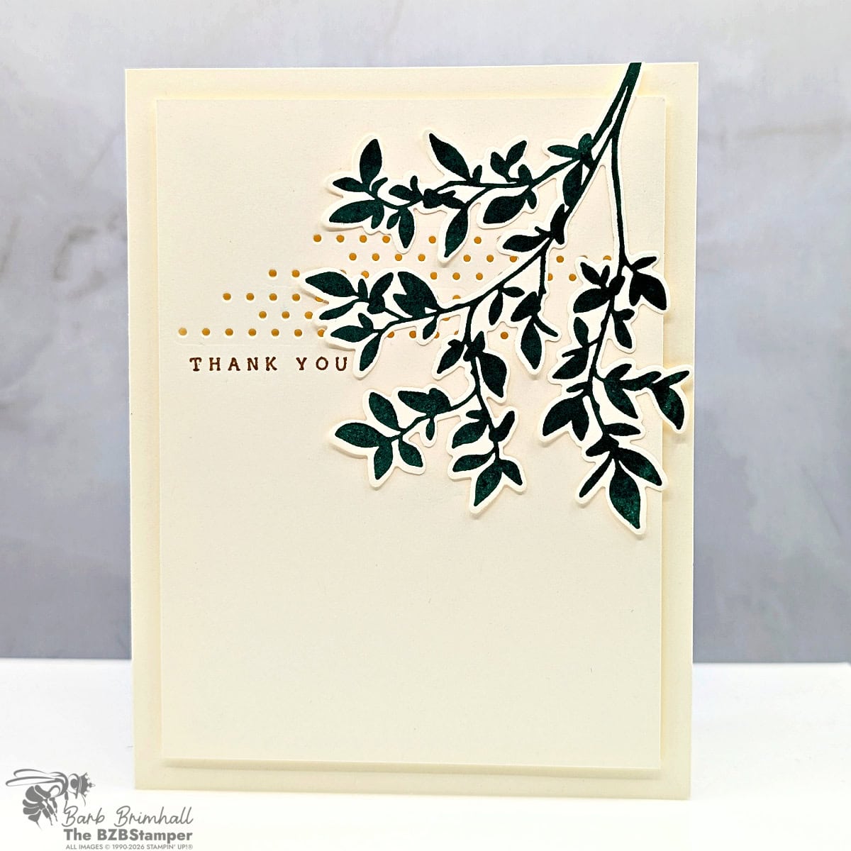 elegant thank you card natures symphony bundle