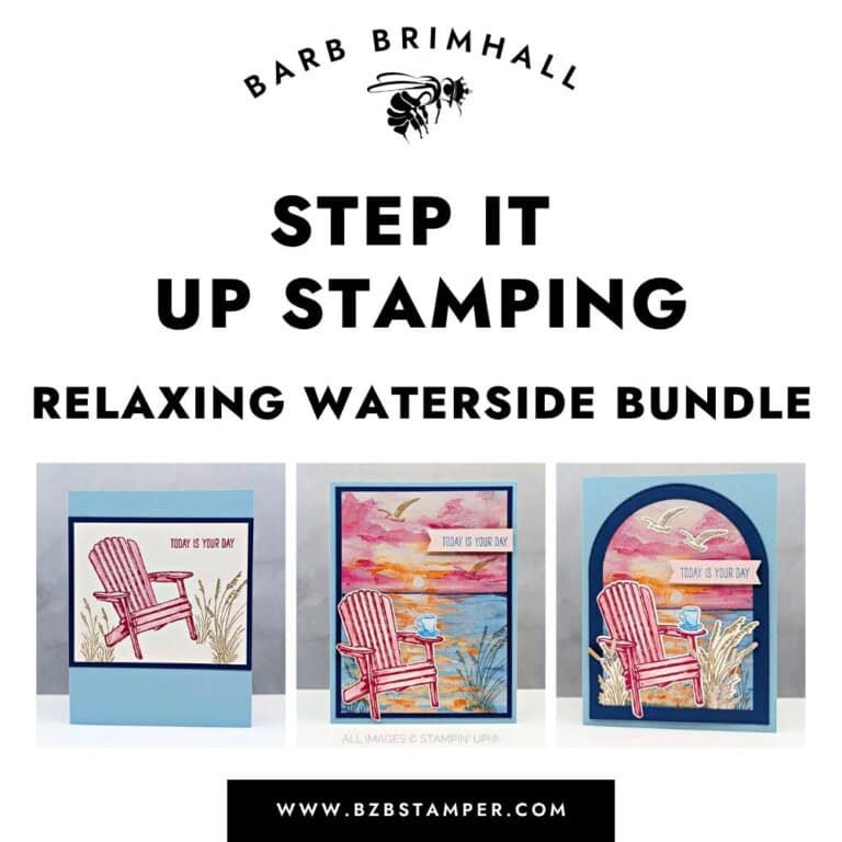 Step It Up Stamping Relaxing Waterside Bundle Tutorial