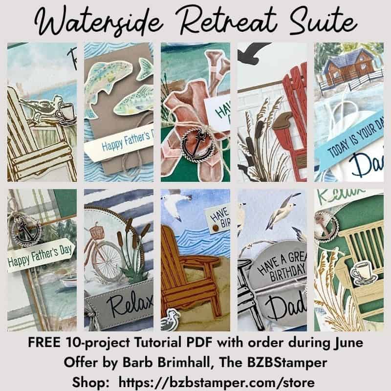 Easy Butterfly Card with the All Aflutter Stamp Set 2 2026 06 Waterside Retreat