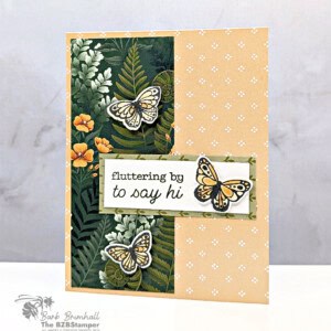butterfly card all aflutter bundle stampin up