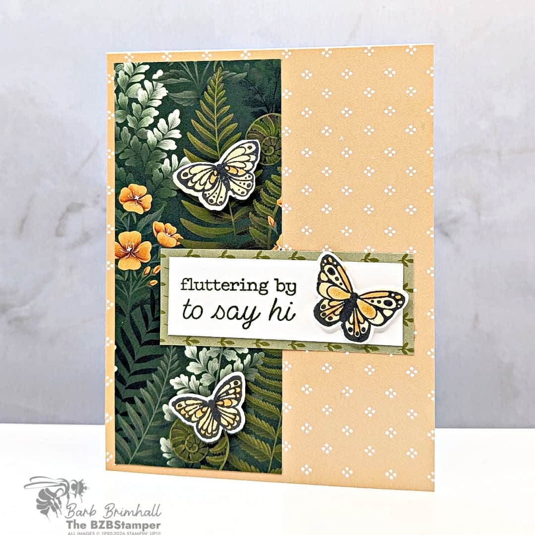 Butterfly Card Idea Using the All Aflutter Bundle