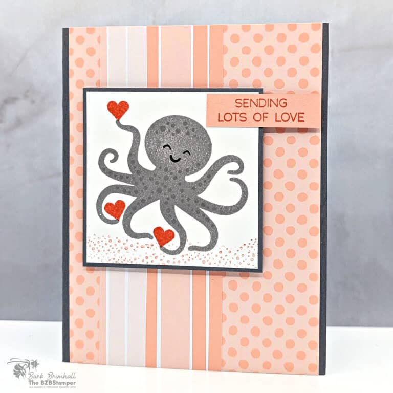 Cute Octopus Card Idea for Beginners