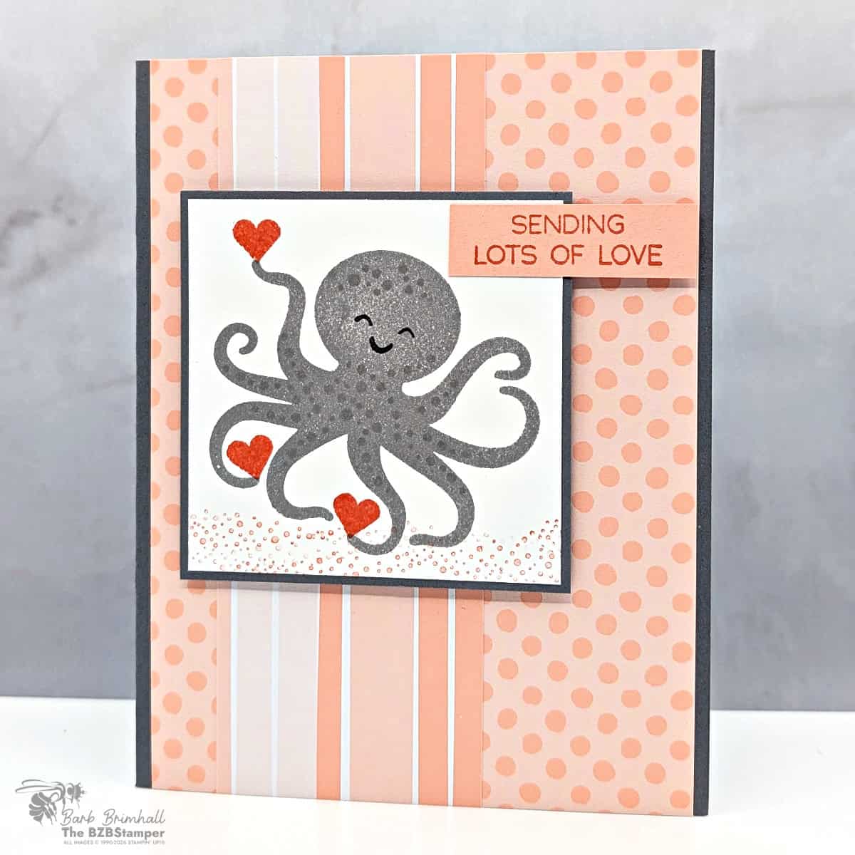 Cute Octopus Card Idea for Beginners