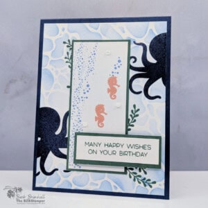 easy birthday card thoughtful octopus stamp set