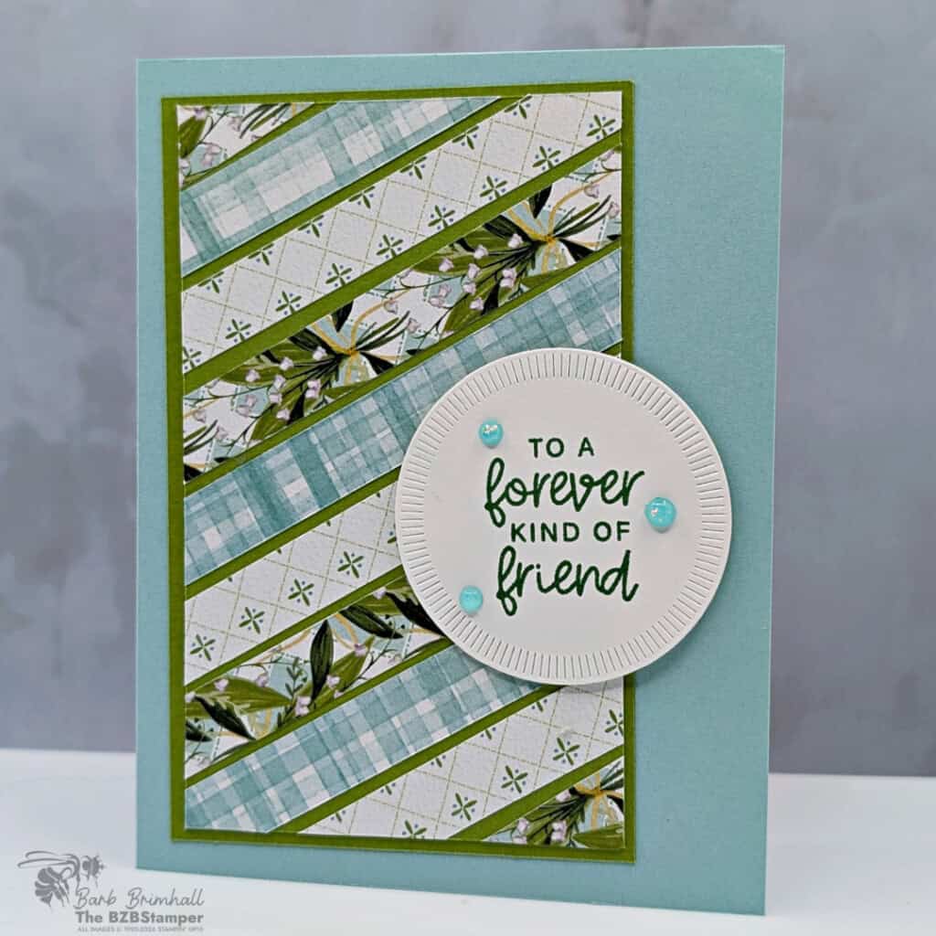 forever friend card lily of the valley stamp set