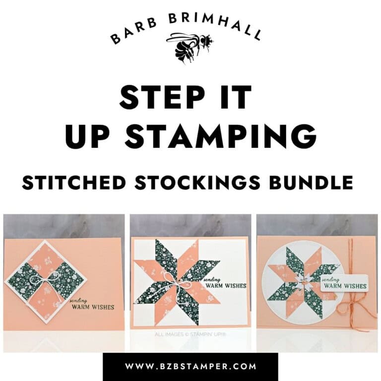 Step It Up Stamping Stitched Stocking Tutorial