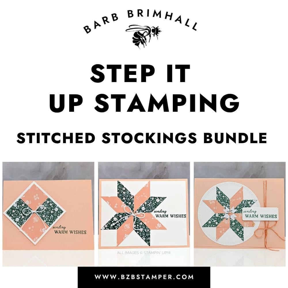 Step It Up Stamping Stitched Stocking Tutorial 1 Step It Up Stamping Stitched Stocking Tutorial
