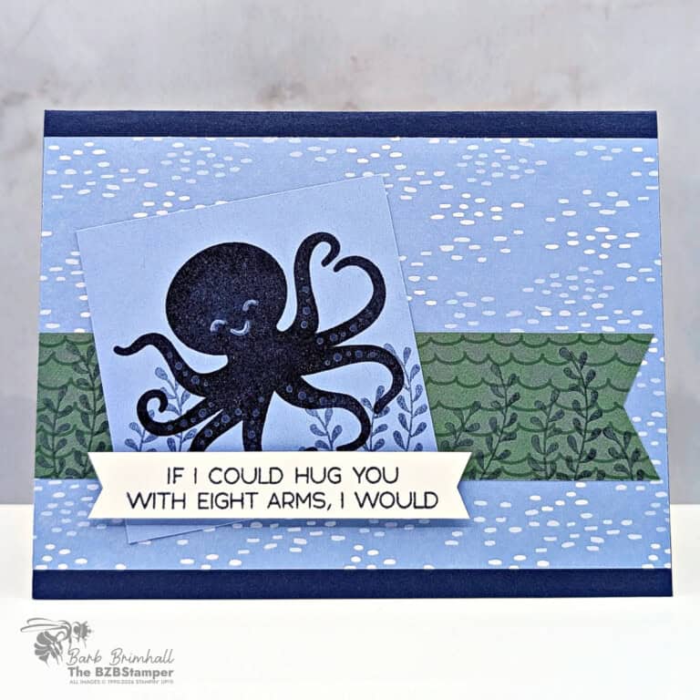 Easy Handmade Card with the Thoughtful Octopus Stamp