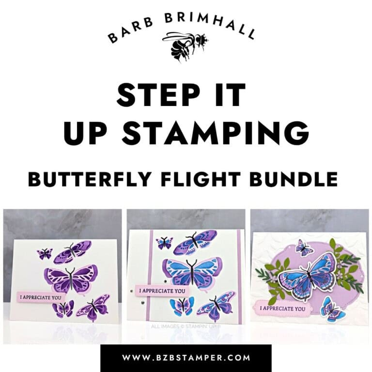 Step It Up Stamping Butterfly Flight Tutorial