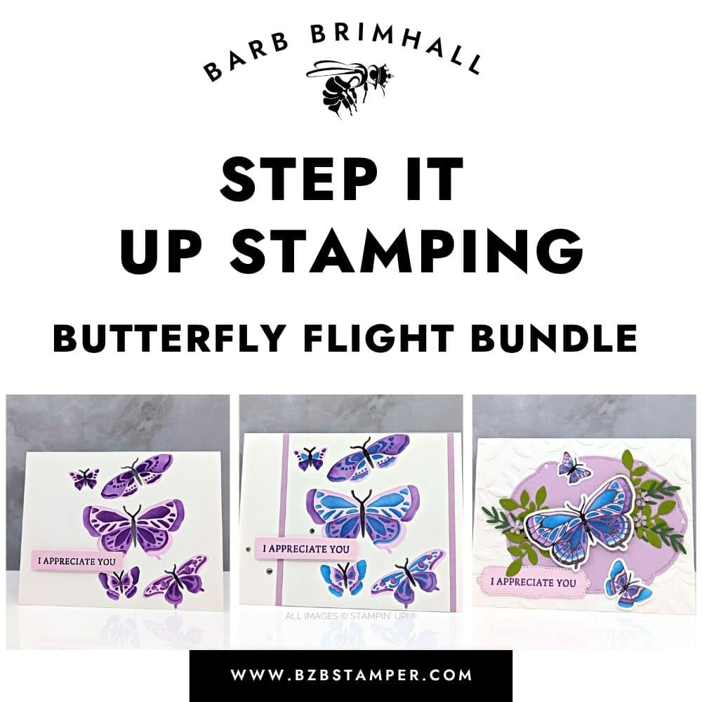 Step It Up Stamping Butterfly Flight Tutorial