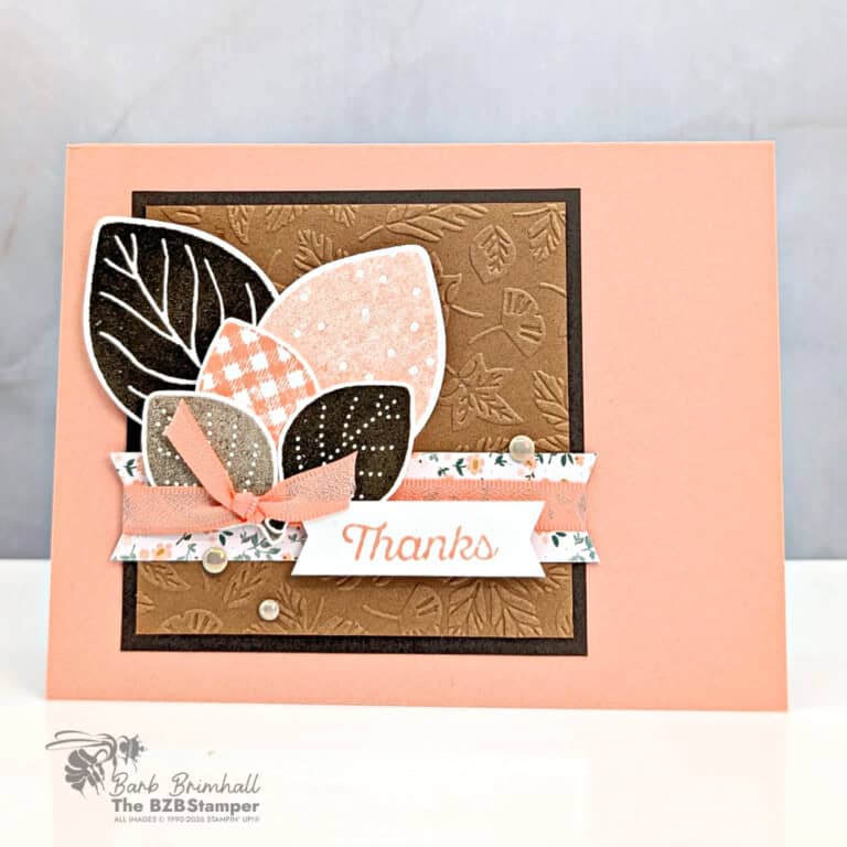 3 Cards using the Simply Leaves Bundle