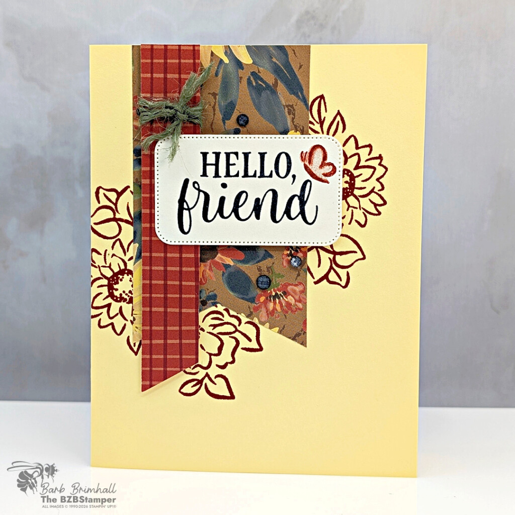 easy card layout radiant sunflowers