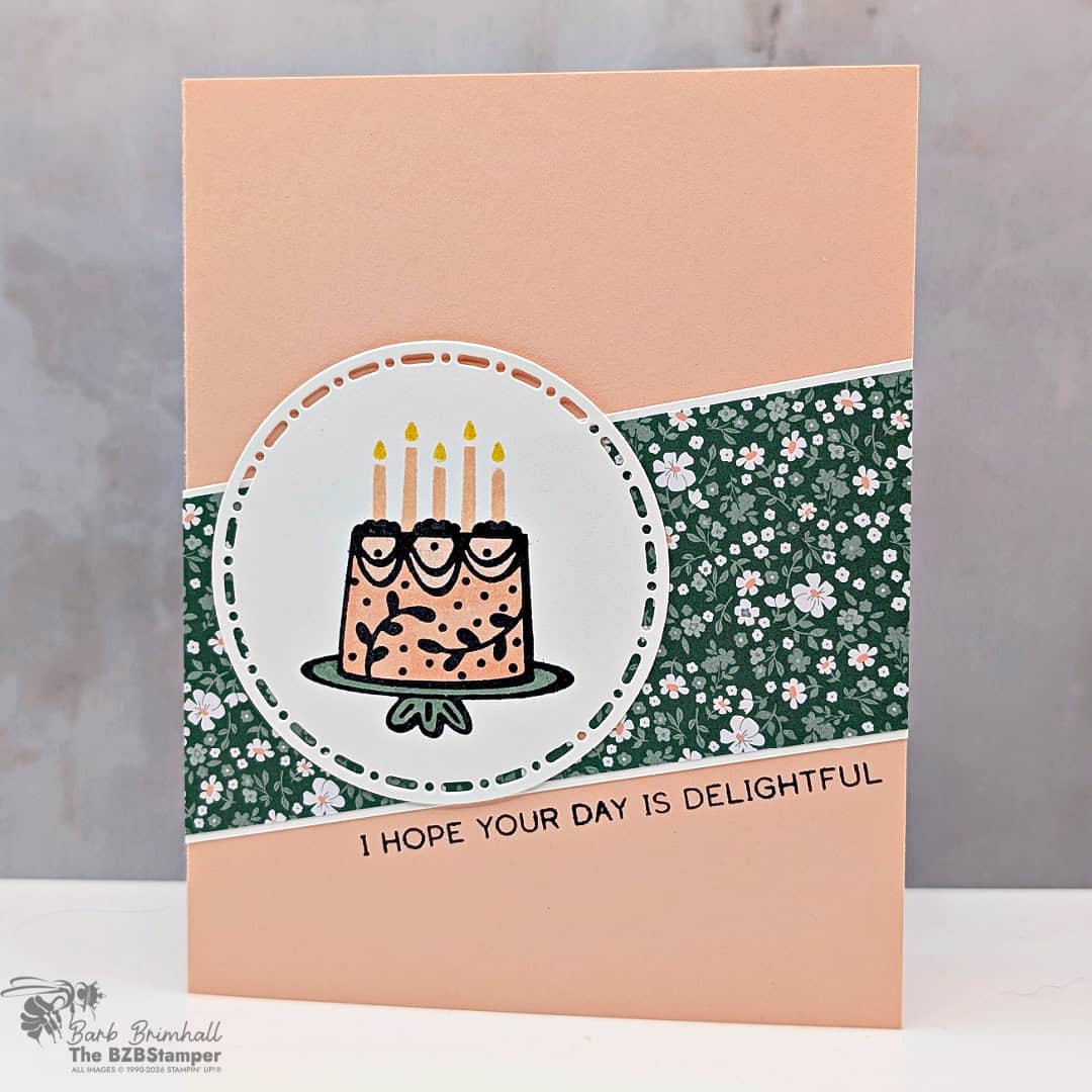 Handmade Birthday Card using the Words and Wishes Stamp Set