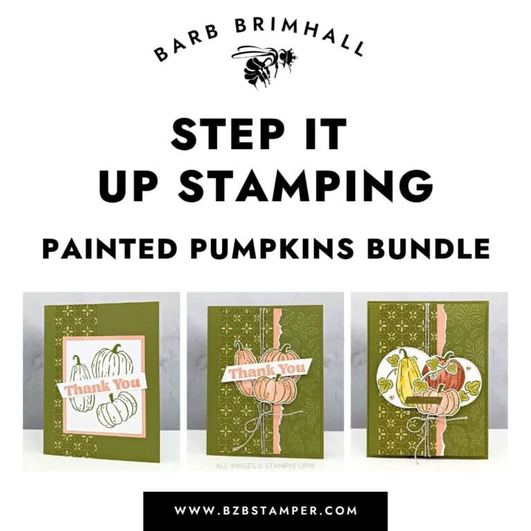 Step It Up Stamping Painted Pumpkins Tutorial