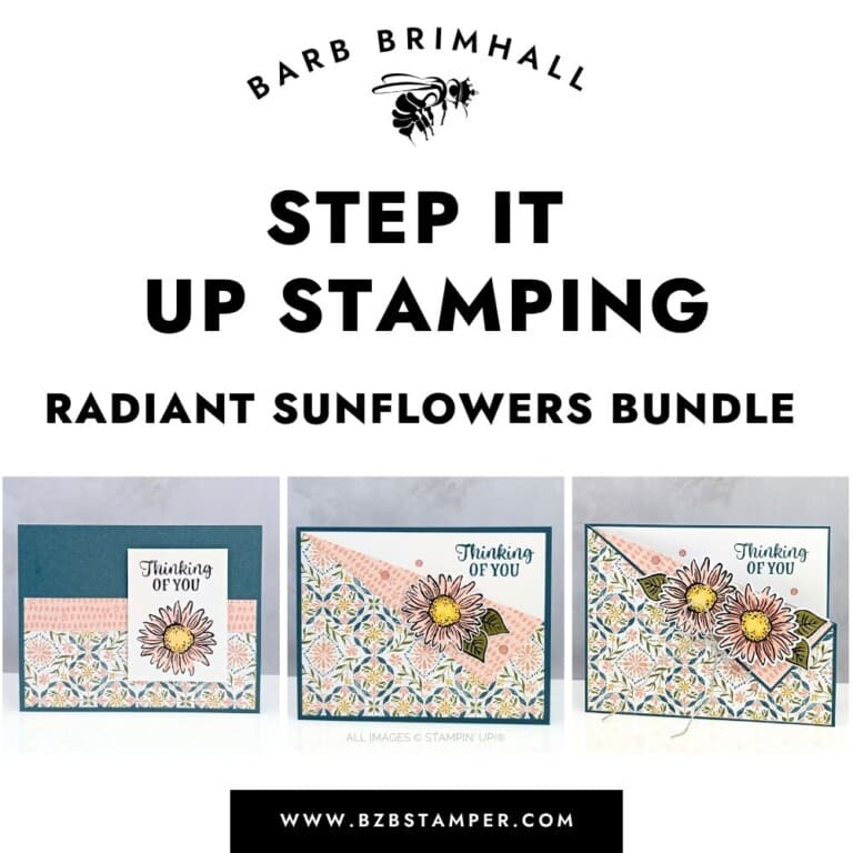 Step It Up Stamping Radiant Sunflowers Tutorial