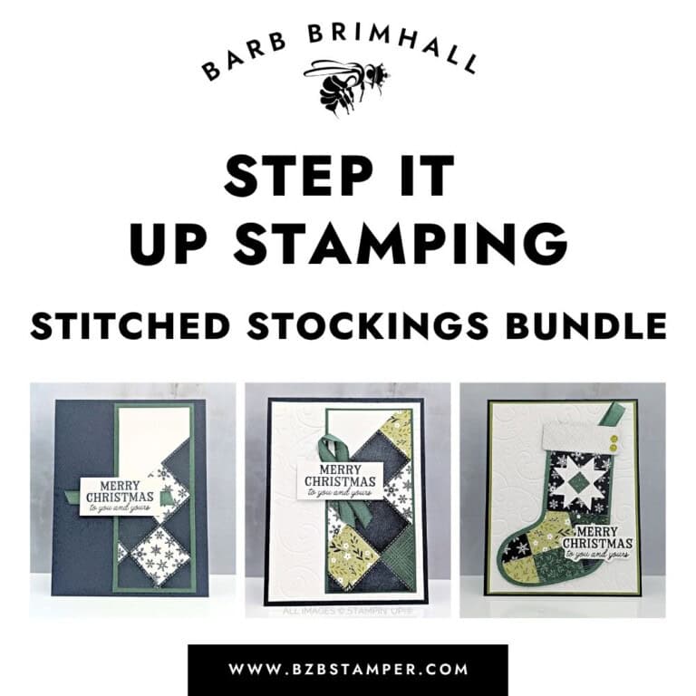 Step It Up Stamping Stitched Stocking Tutorial