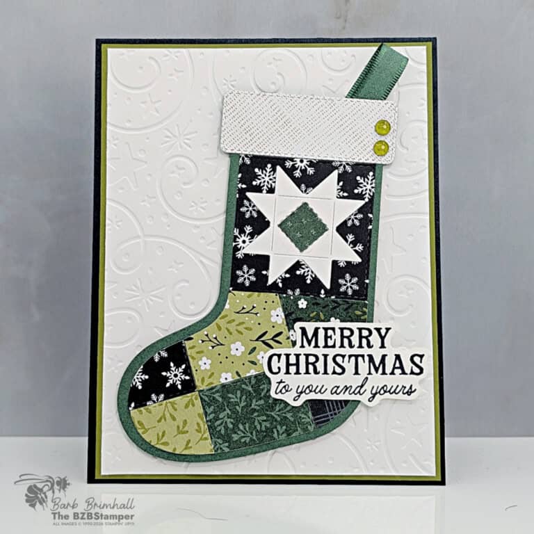 3 Christmas Cards using the Stitched Stockings Bundle