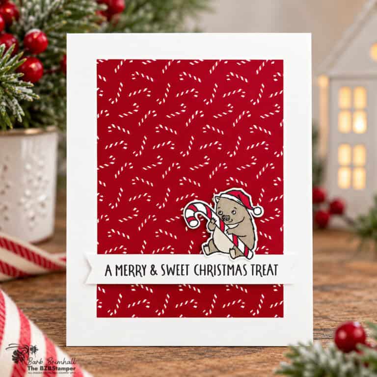 How to Make an Easy Christmas Card with the Joyful Friends Stamp Set