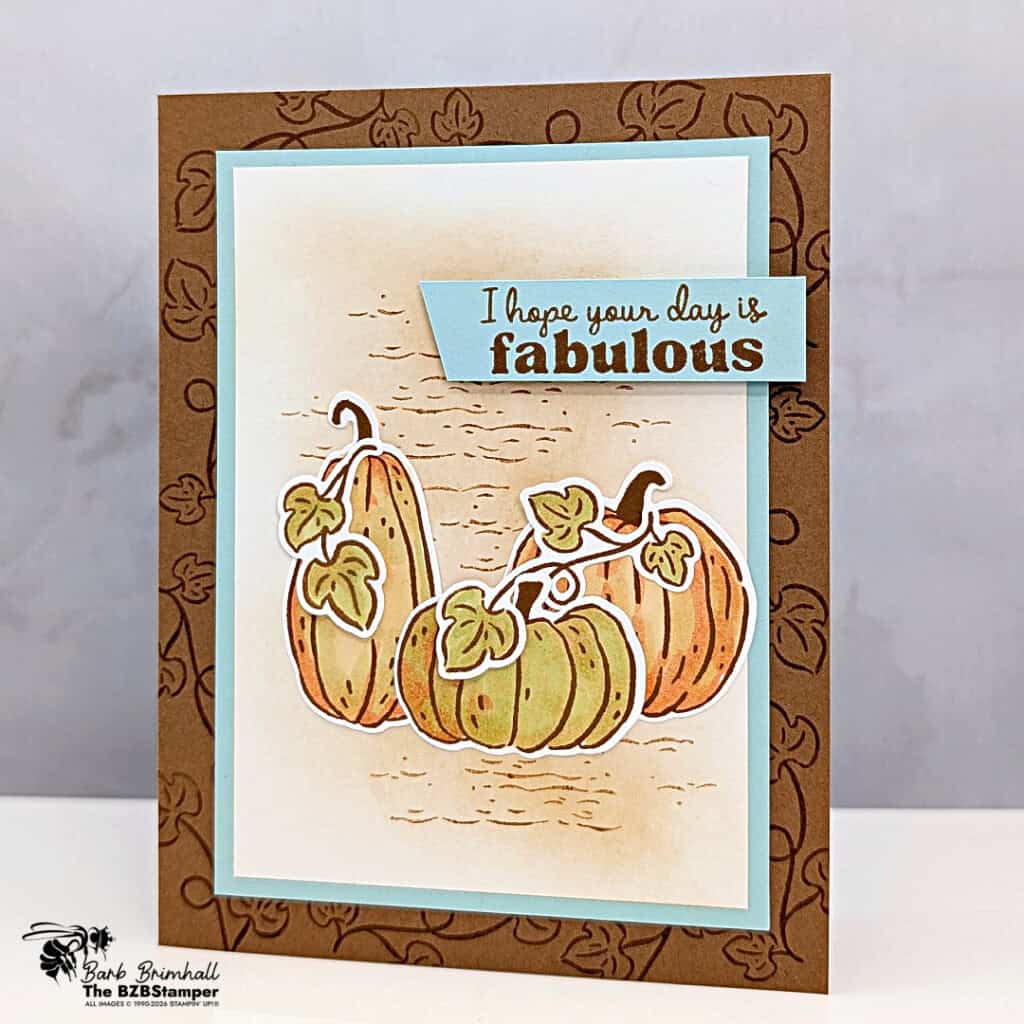 Easy Fall Card Background with Simple Stamping and Ink Blending 6 easy fall card background stamping ink blending