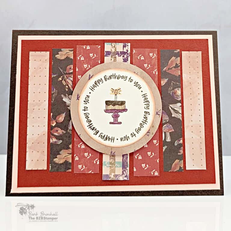 Masculine Birthday Card using the Round About Messages Stamp Set