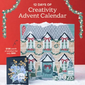 stampin up 12 days of creativity advent calendar featured image